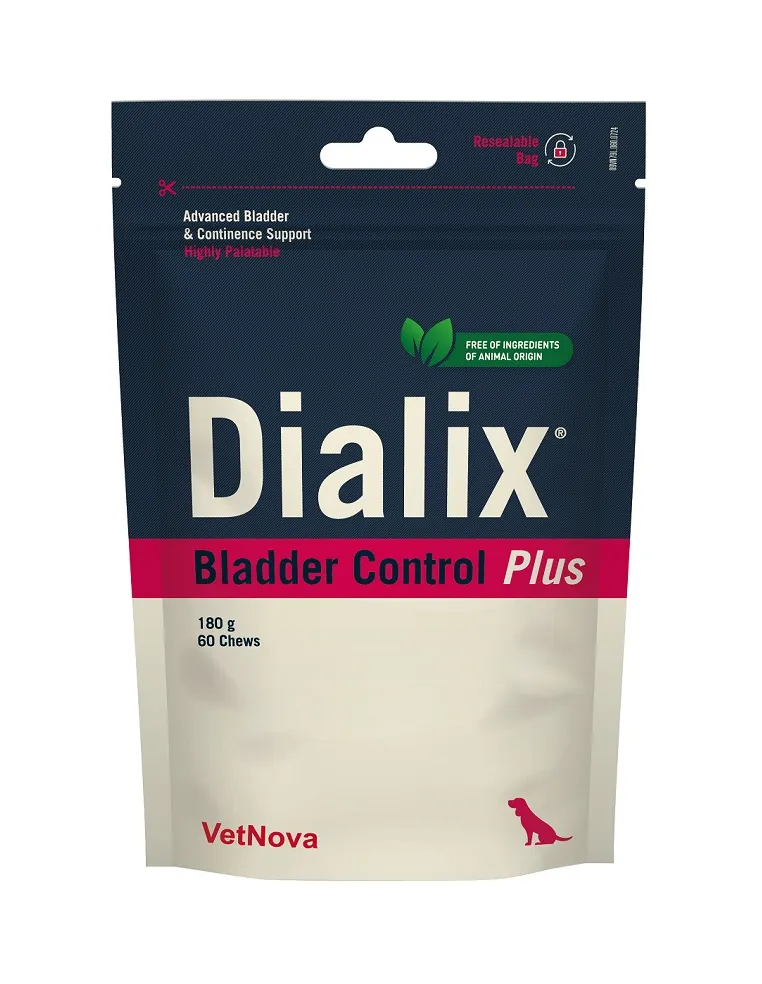 Dialix contrôle de la vessie Plus 60 à mâcher