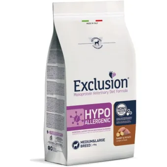 Exclusion hypoallergenic rabbit potato 2 kg