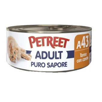 Petreet Natura Puro Sapore Tonno con Carote 70g