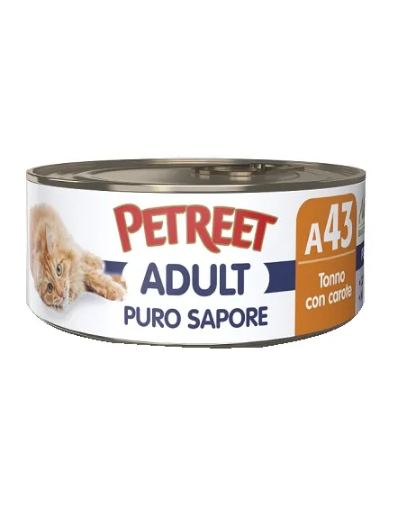 Petreet Natura Puro Smak Tuńczyk z Marchewką 70g