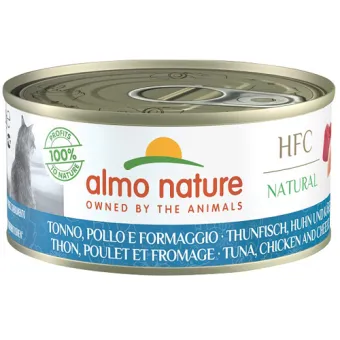 Almo Nature HFC Thunfisch, Huhn und Käse, natürliches...
