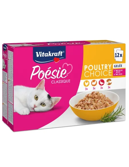 Enveloppe Chat Poésie Classique Gelée Pack de 12x85gr