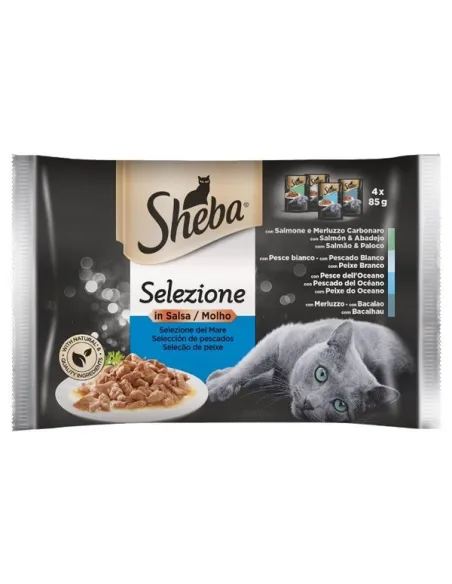 Selección Sheba con Pescado 4x85gr