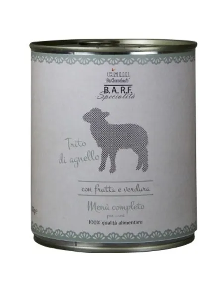 Dr.Clauder's Barf komplettes Hundemenü mit Lammhackfleisch 800 gr