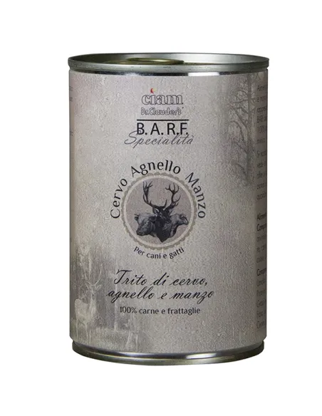 Dr.Clauder's Barf minced venison, lamb and beef 400 gr