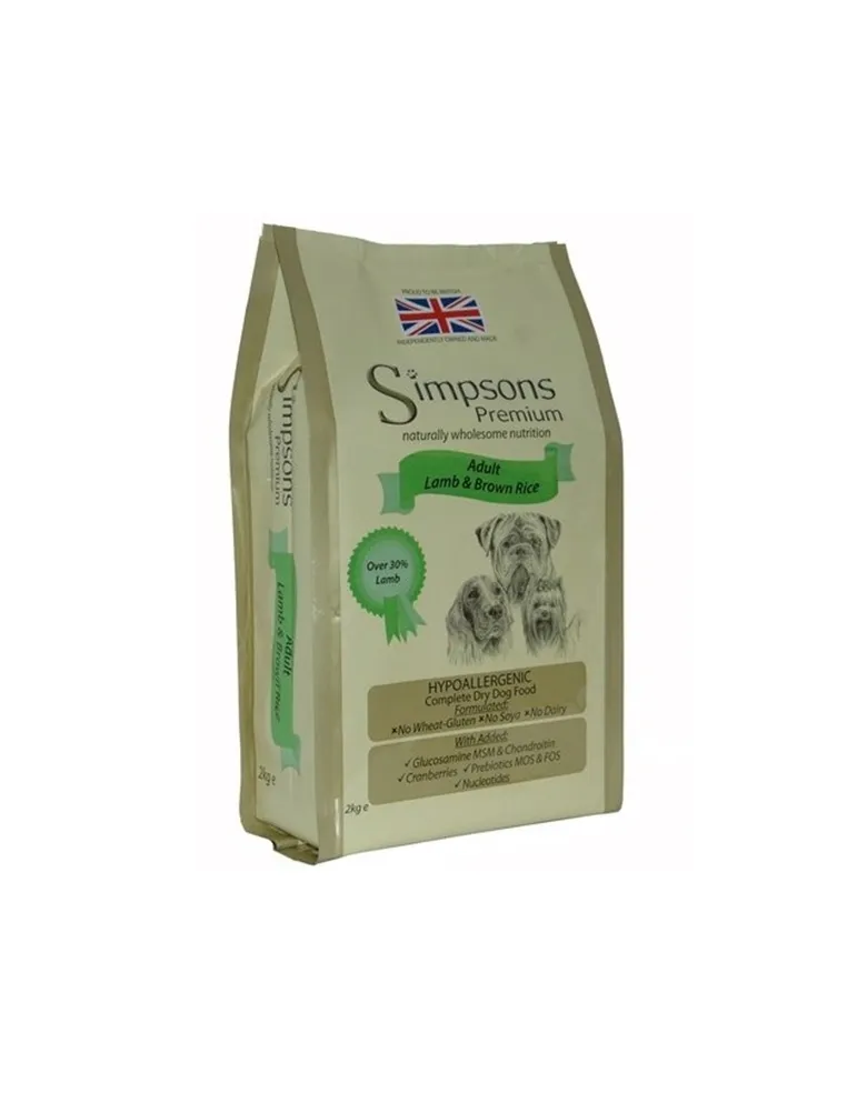 Simpsons Premium cane adult agnello e riso...