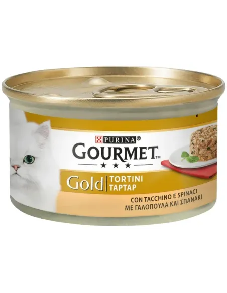 Gourmet Gold Tartelettes à la Dinde et aux Épinards 85 gr