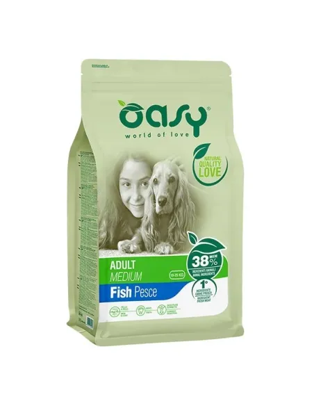 Oasy wonderfood medium pesce 12 kg