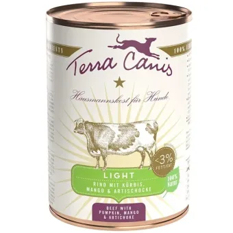 Terra canis boeuf léger 400 g
