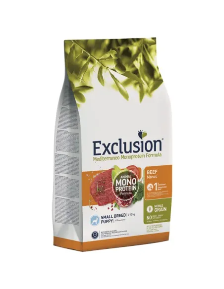 Exclusion Mediterraneo Puppy Small Beef 500 Gr