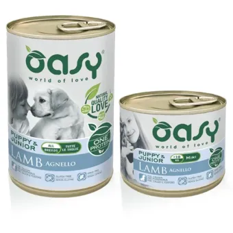 Oy cachorro un cordero 200 g paté junior mediano grande