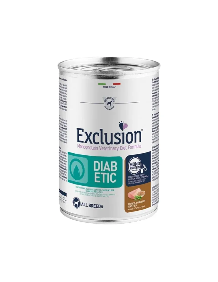 Exclusión Diabéticos Cerdo Sorgo 200 Gr