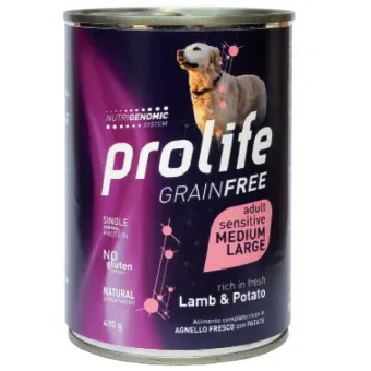 Prolife Hund gf ad Lamm und Topf 400 g