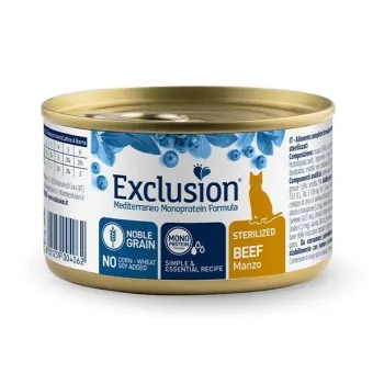 Exclusion Cat Noble Grain Sterilisiertes Rindfleisch 85 Gr