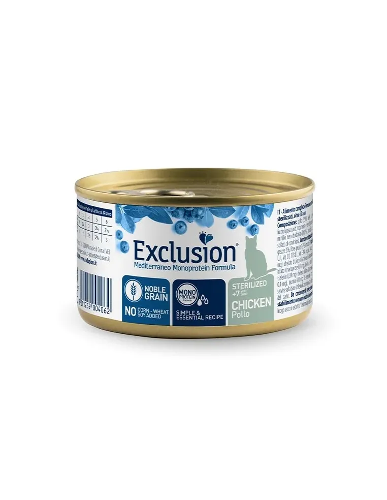 Exclusion Cat Noble Grain Sterilised Senior 85 Gr