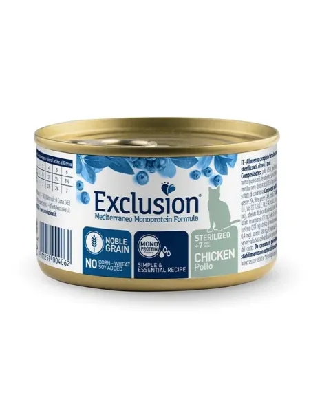 Exclusion Cat Noble Grain Sterilized Senior 85 Gr