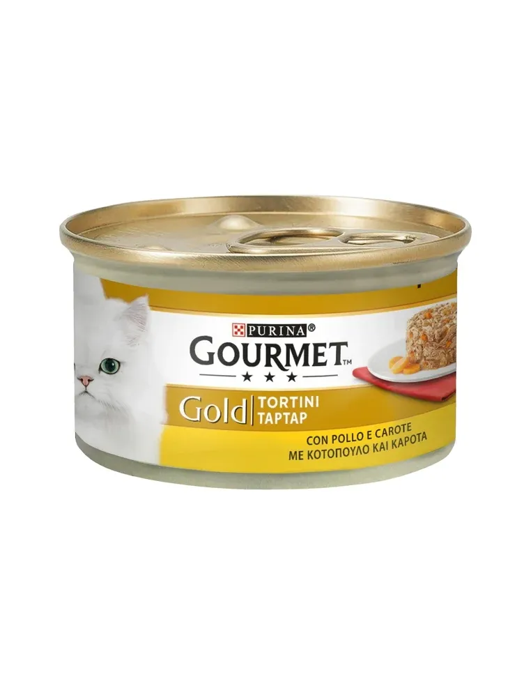 Gourmet Gold Tortini Pollo Carote 85 gr