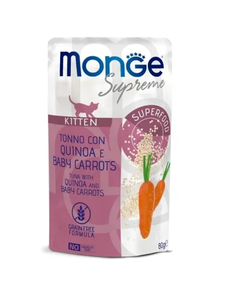 Monge Cat Supreme Kitten Tuńczyk Quinoa Marchew 80 gr