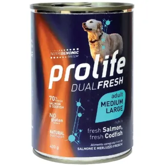 Prolife Dog Df Lachs & Kabeljau M/L 400g