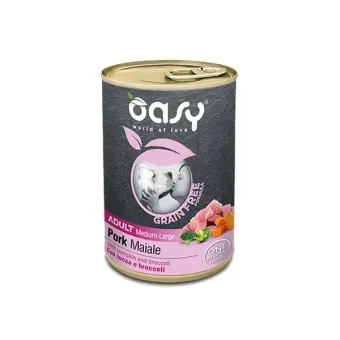 Oasy Wet Dog getreidefrei – Erwachsene M/L Maia Le 400 Gr