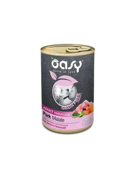 Oasy Wet Dog Grain Free - Adult M/L Maia Le 400 Gr