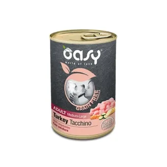 Oasy Wet Dog Grain Free - Adult M/L Tacc Hino 400 Gr