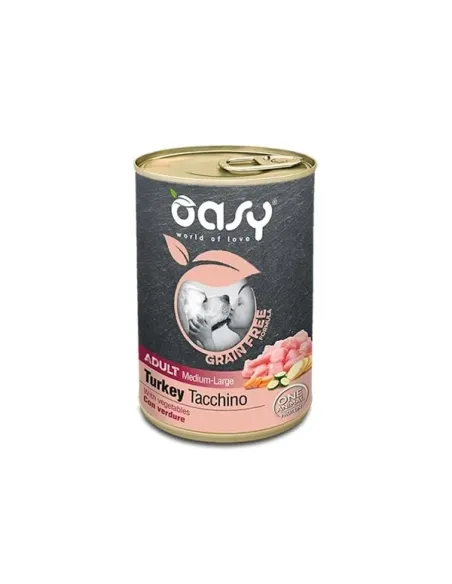 Oasy Wet Dog Grain Free - Adult M/L Tacc Hino 400 gr