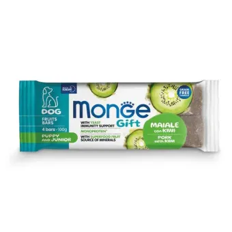 Monge Regalo Perro Frutas Cachorro Cerdo y Kiwi 100 Gr