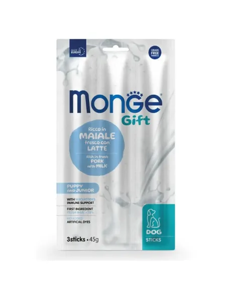 Monge Perro Regalo Stick Cachorro Cerdo 45 Gr