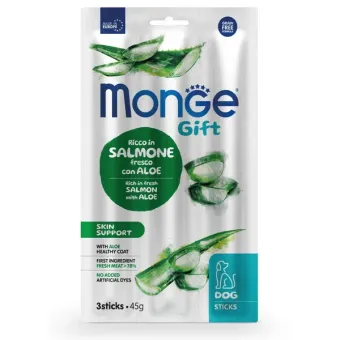 Monge Dog Gift Stick Skin Salmone 45 Gr