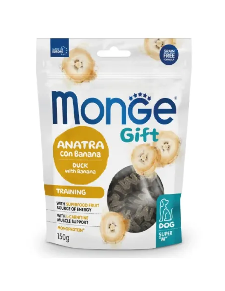 Prezent dla psa Monge Super Training Kaczka 150 gr