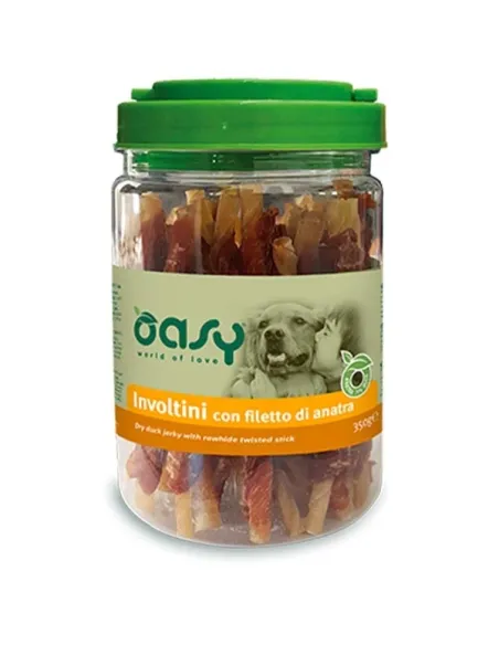 Oasy Snack Dog - Rollitos De Pato 350gr Gr