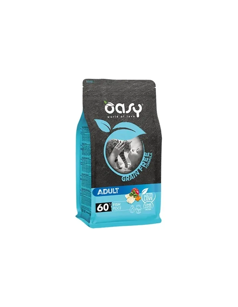 Oasy Dry Gatto G.F. Erwachsener Fisch 300 Gr