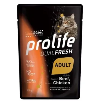 Prolife cat dual ad beef 85 g