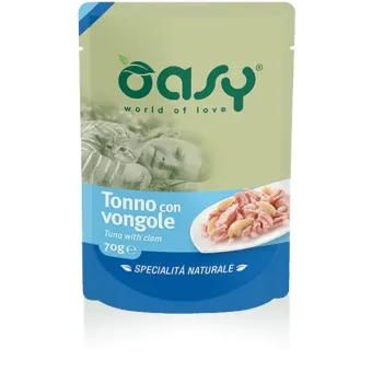 Oasy Cat Natural Tuna with Clams Wet Food for Cats 70g