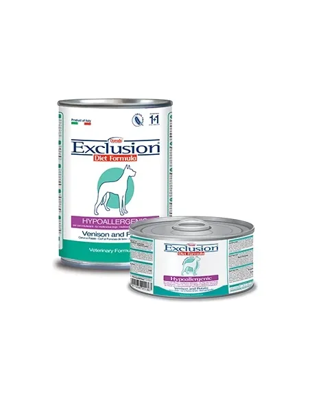 Exclusion - Régime hypoallergénique de venaison et de pommes de terre
