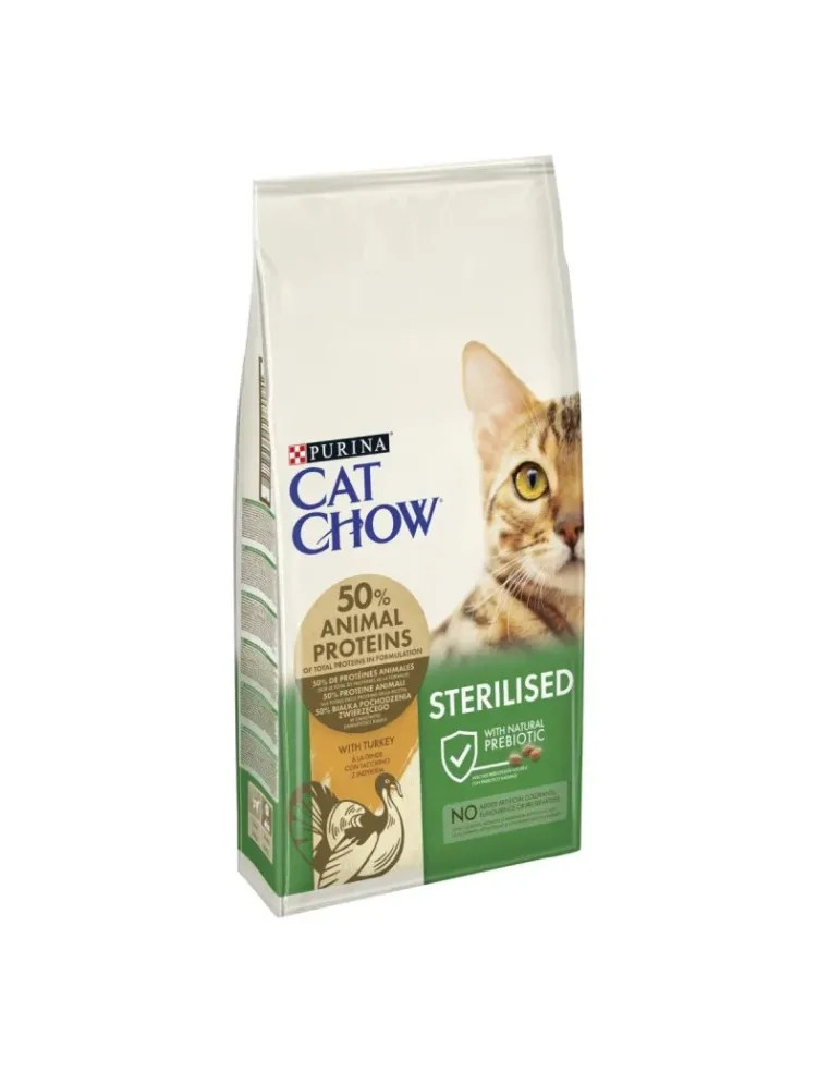 Cat Chow Pavo Esterilizado 10 Kg