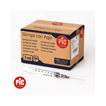 Siringa PIC 5 ml confezione da 100 pz