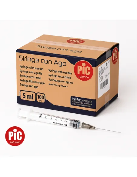 Siringa PIC 5 ml confezione da 100 pz