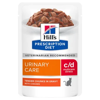 Hill's C/D Feline Stress Bst Sing. 85 gr Pollo