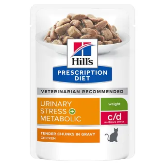 Hill's c/d Feline Stress+Meta Bst Sing. 85 gr