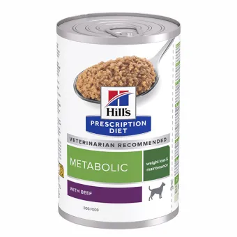 Hill's Metabolic Canine Manzo Lattina 370 gr