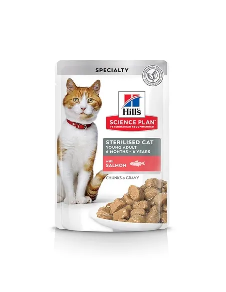 Hill's Adult Sterilised Feline Salmone 85 g