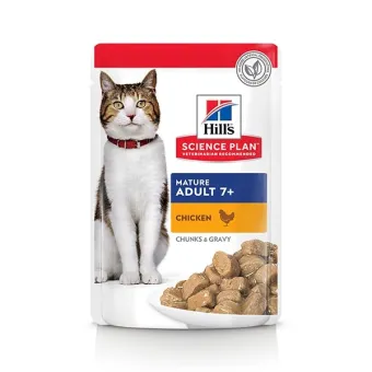 Hill's Senior Feline Pollo 85 gr Bst
