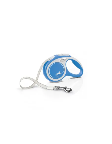 Guinzaglio Flexi New Comfort XS Fettuccia 3mt Blu