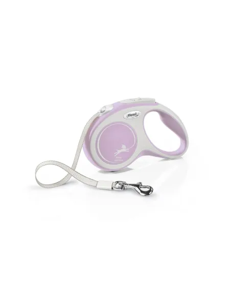 Guinzaglio Flexi New Comfort S Fettuccia 5m 15kg Rosa
