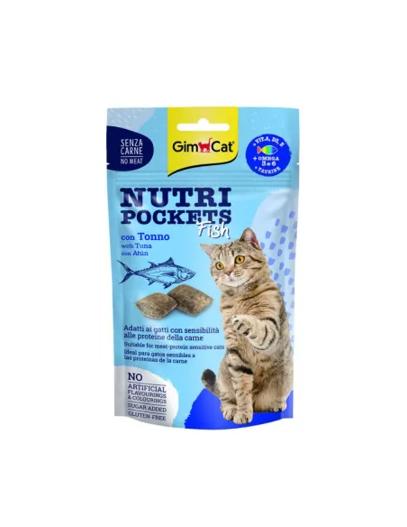 Gimcat Nutri Pockets Fish con Tonno 60 g