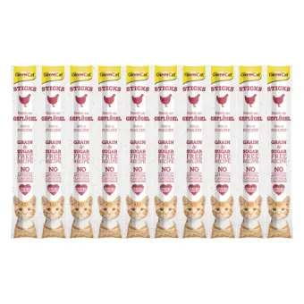 Gimcat Stick Agnello e Pollame 4+1x5 g