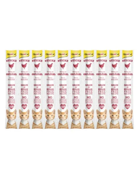 Gimcat Stick Agnello e Pollame 4+1x5 g