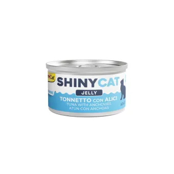 Gimcat Shinycat Jelly Tonnetto Alici Gatto 70 g